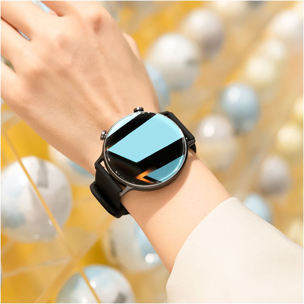 Smart Watch Women s Offline Payment Litchi Pattern Leather Sports AI Voice Assistant Bracelet 2026 New Bluetooth Phone Multi functional Round New Female Suitable for Smartphone Gifts