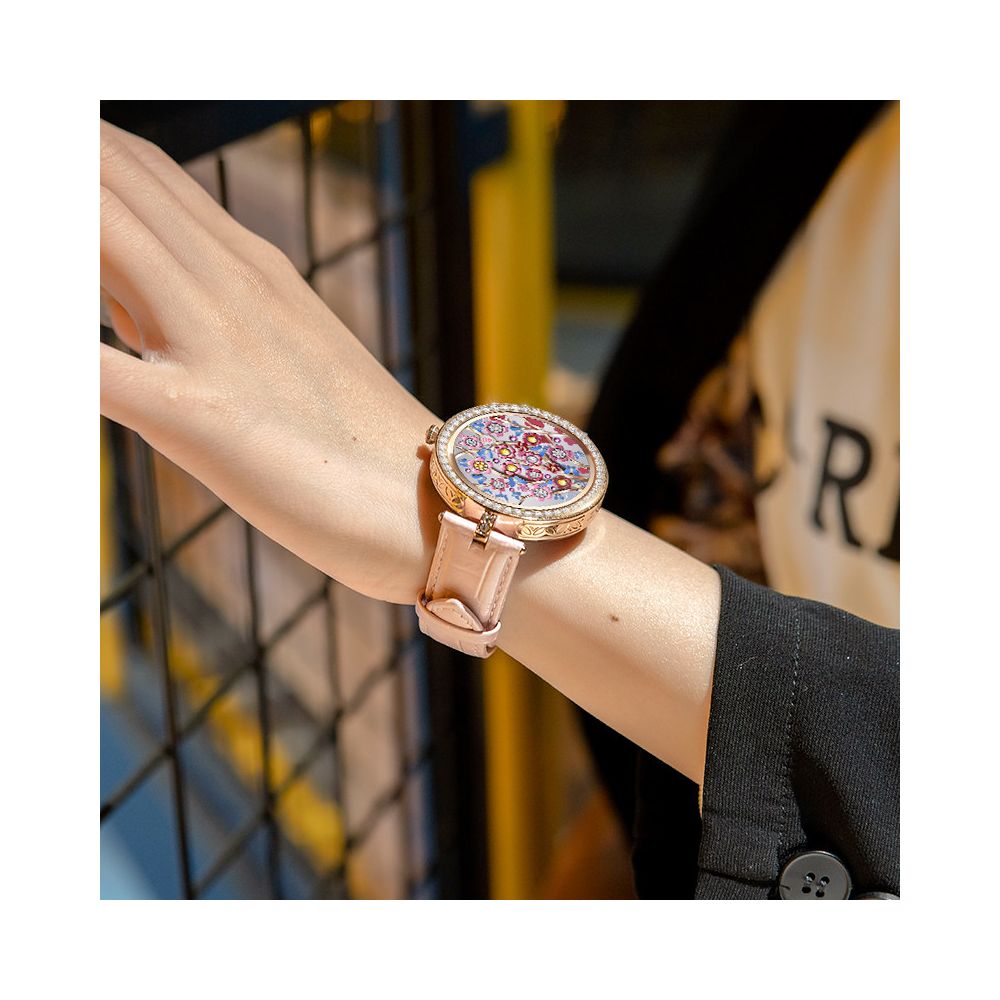 Smart Watch Women s Offline Payment Litchi Pattern Leather Sports AI Voice Assistant Bracelet 2026 New Bluetooth Phone Multi functional Round New Female Suitable for Smartphone Gifts