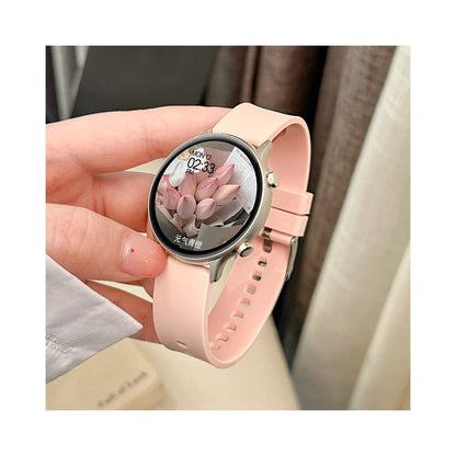 Smart Watch Women s Offline Payment Litchi Pattern Leather Sports AI Voice Assistant Bracelet 2026 New Bluetooth Phone Multi functional Round New Female Suitable for Smartphone Gifts