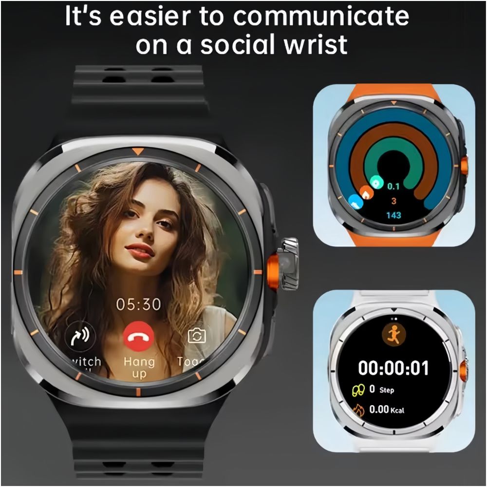 U8 Ultra Smart Watch 5G Card Insertion Rotating Camera Sports Watch Android GPS Cross border Exclusive image 3