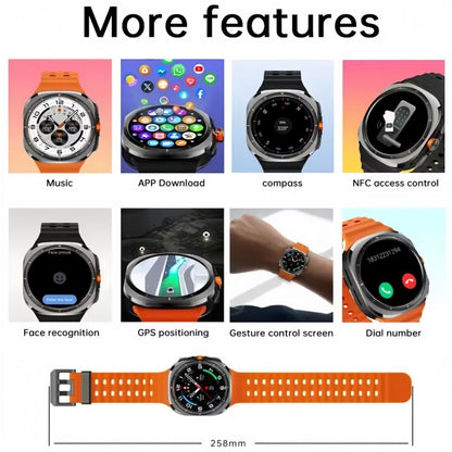 U8 Ultra Smart Watch 5G Card Insertion Rotating Camera Sports Watch Android GPS Cross border Exclusive image 5