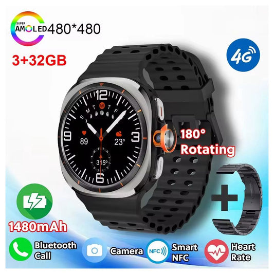 U8 Ultra Smart Watch 5G Card Insertion Rotating Camera Sports Watch Android GPS Cross border Exclusive