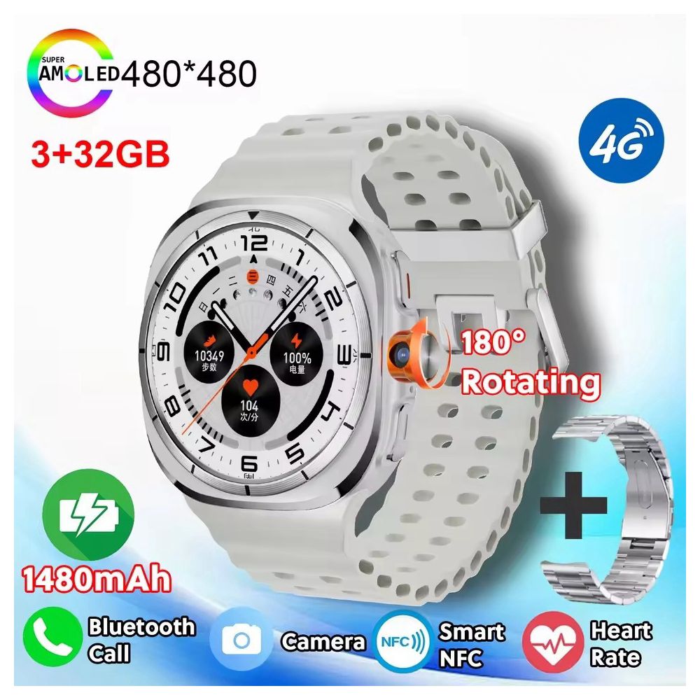 U8 Ultra Smart Watch 5G Card Insertion Rotating Camera Sports Watch Android GPS Cross border Exclusive