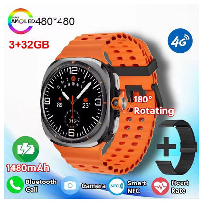 U8 Ultra Smart Watch 5G Card Insertion Rotating Camera Sports Watch Android GPS Cross border Exclusive