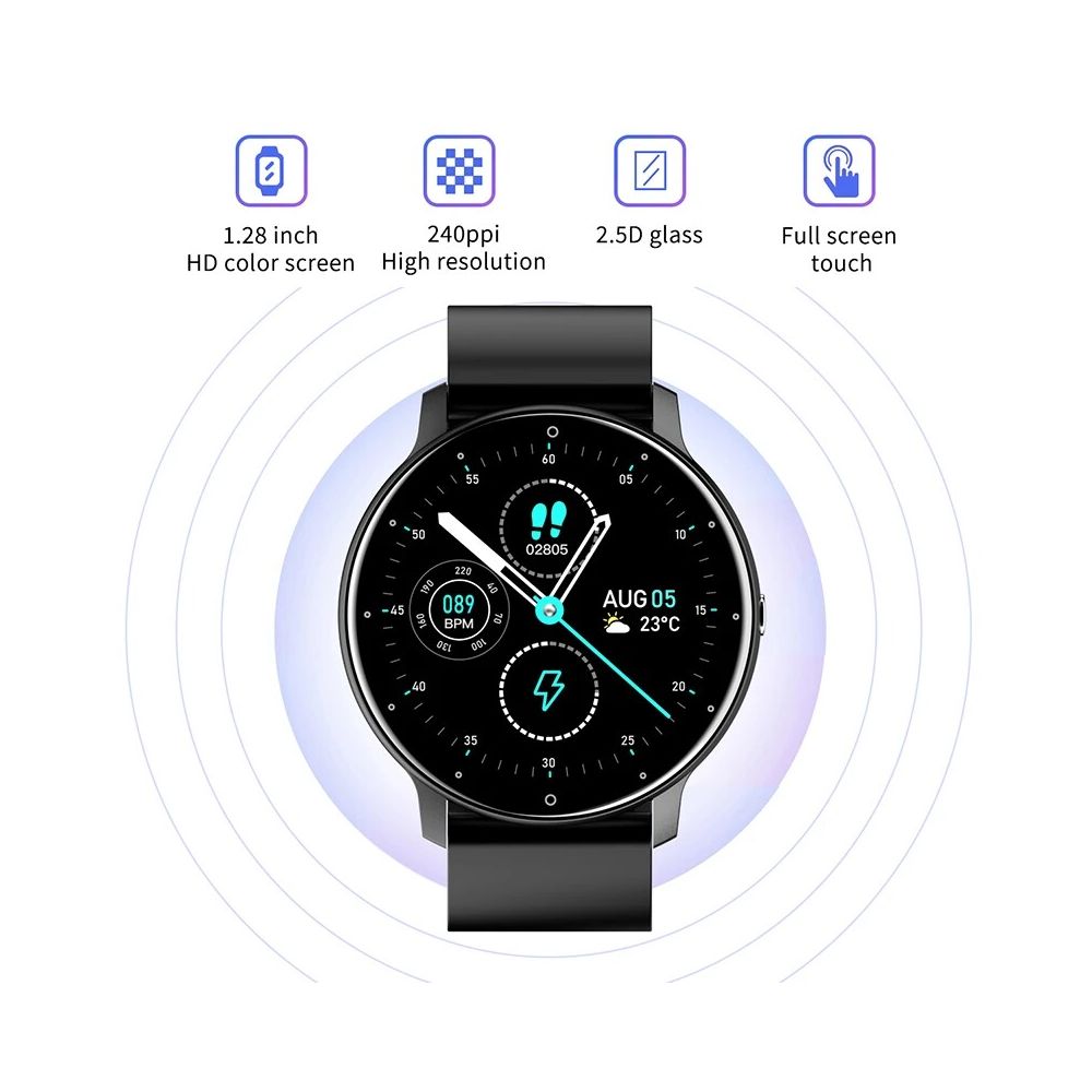 Smart Watch sports health sleep information reminder fashion Bluetooth smart watch male and female mobile phone universal image 3