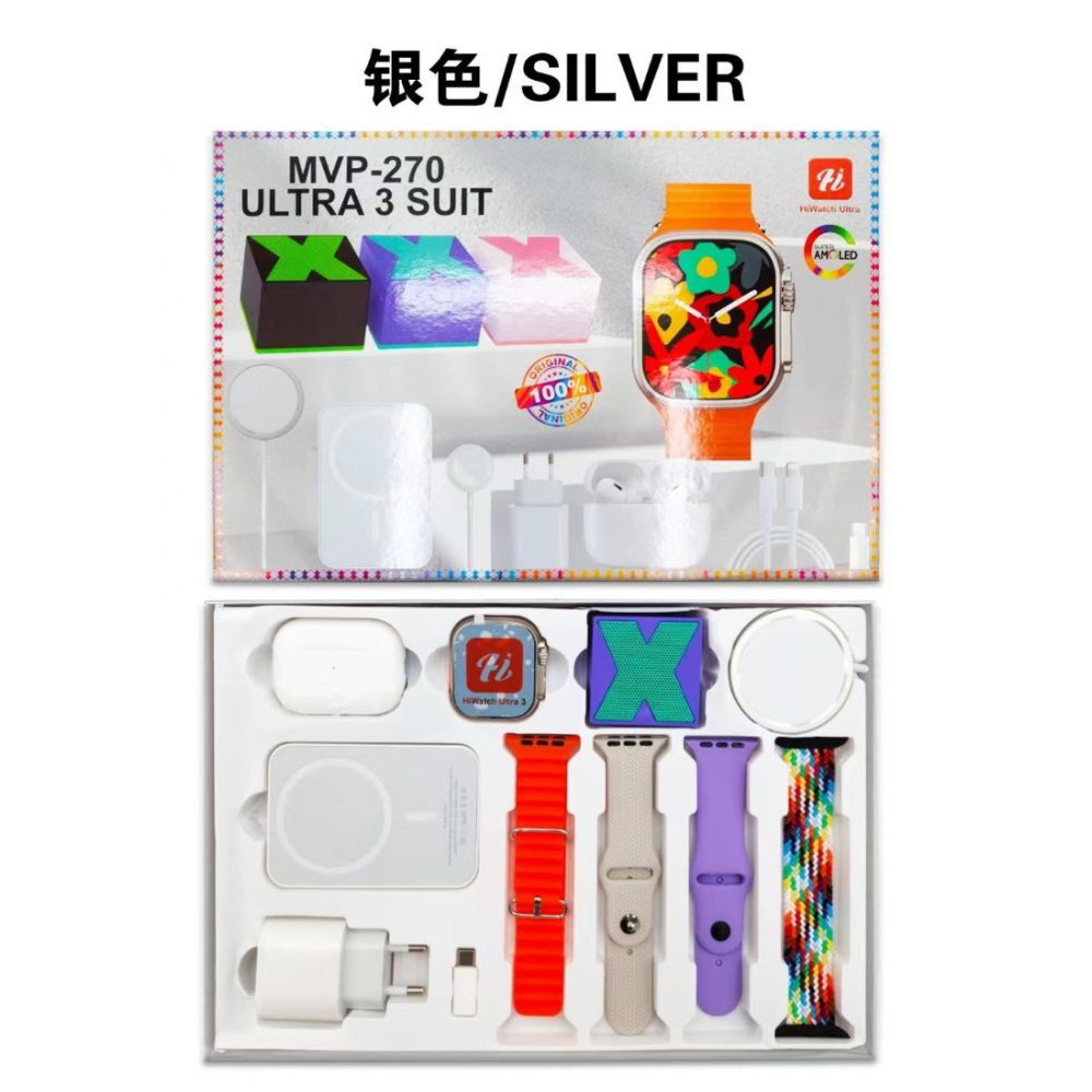 New X8 Six piece Smart Watch Earphone Case Bluetooth Call Heart Rate Monitor Step Multi functional Sports Watch