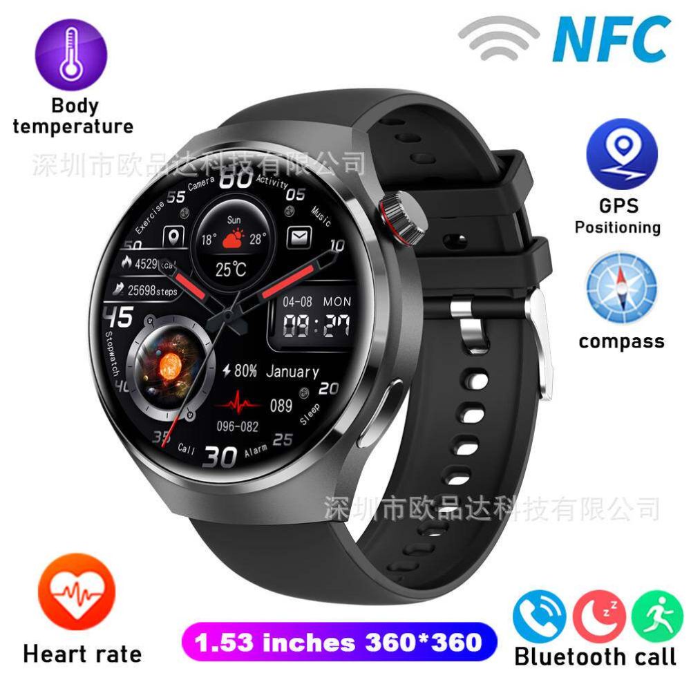 2024 T4PRO Smart Watch Bluetooth Call Waterproof Sports Smart Watch Voice Assistant Smart Watch image 2
