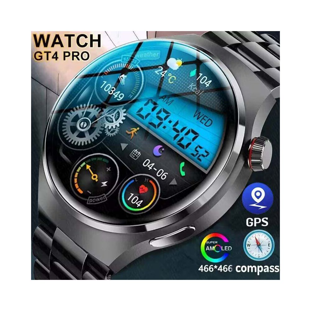 2024 T4PRO Smart Watch Bluetooth Call Waterproof Sports Smart Watch Voice Assistant Smart Watch image 0