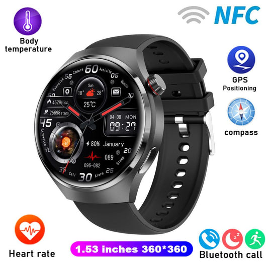 2024 T4PRO Smart Watch Bluetooth Call Waterproof Sports Smart Watch Voice Assistant Smart Watch