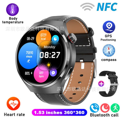 2024 T4PRO Smart Watch Bluetooth Call Waterproof Sports Smart Watch Voice Assistant Smart Watch