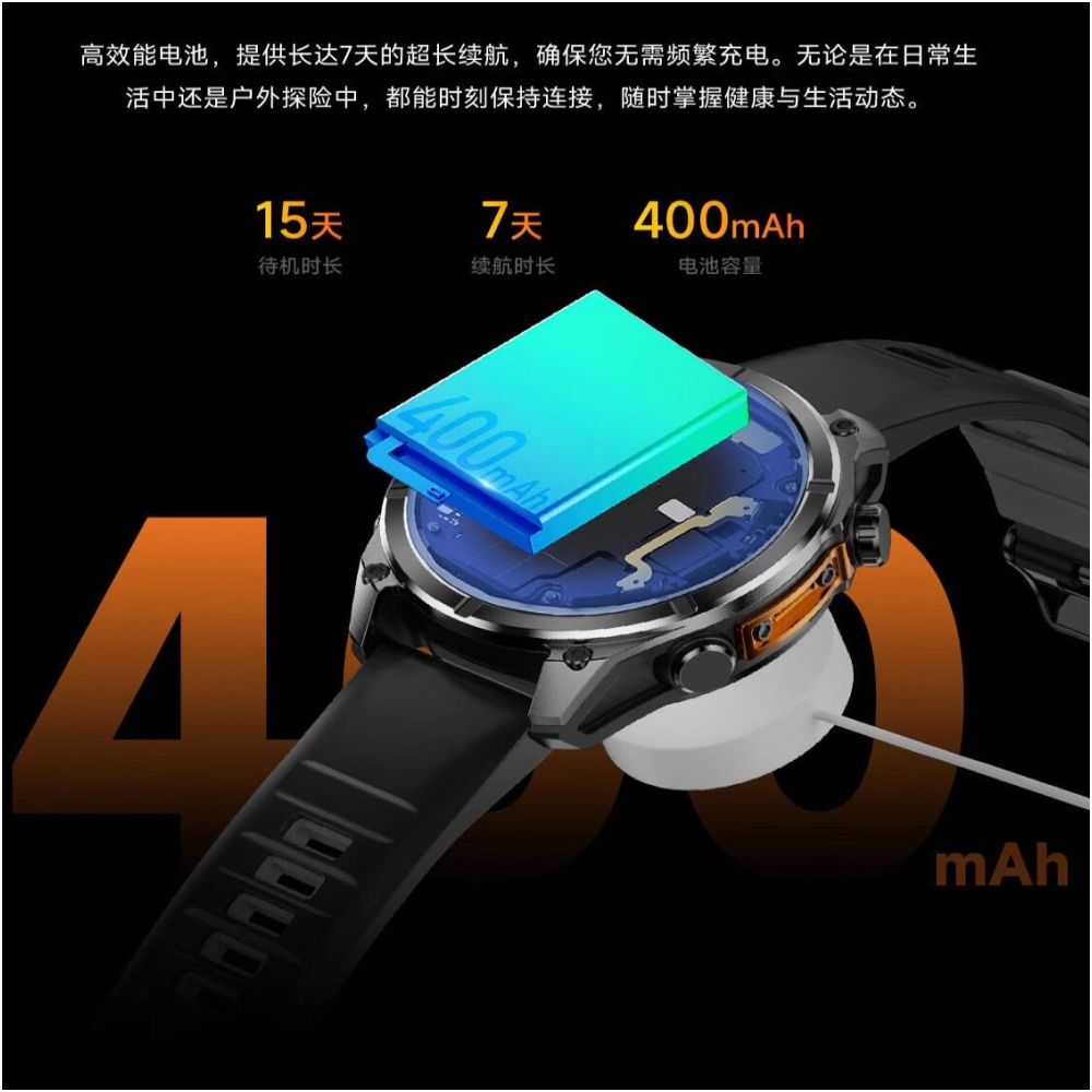 Huaqiangbei s new outdoor Fenix8 waterproof smart watch air pressure flashlight map removal navigation suitable for Jiaming image 5