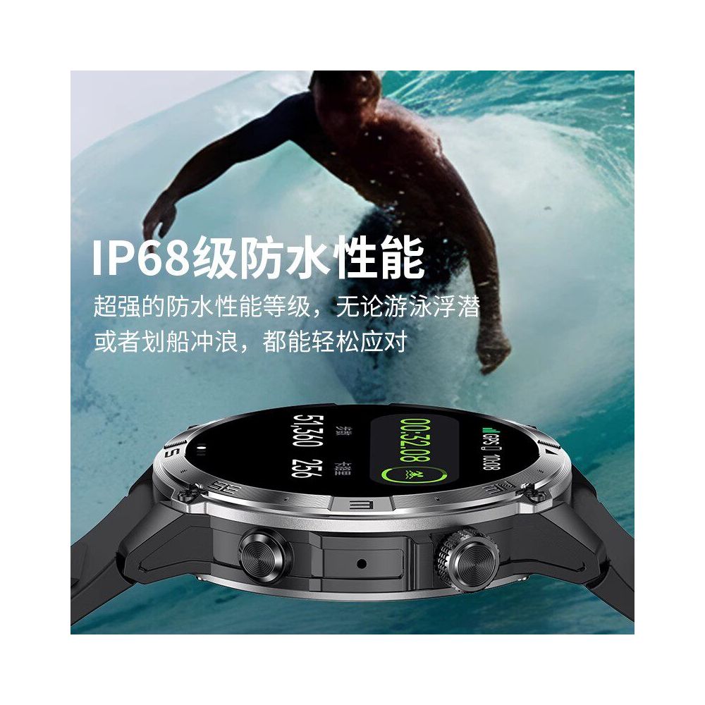 HK08 International Edition GPS Smart Sports Watch Outdoor Cycling Swimming Waterproof Altitude Compass Health Monitoring image 5