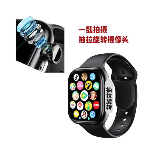 New All Network Card Smart Video Watch with Rotating Camera Journalist Assistant Meeting Recording Universal