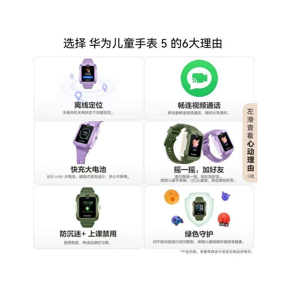 Huawei Children s Phone Watch 5 offline positioning video calling 4G full network card insertion male and female waterproof image 1