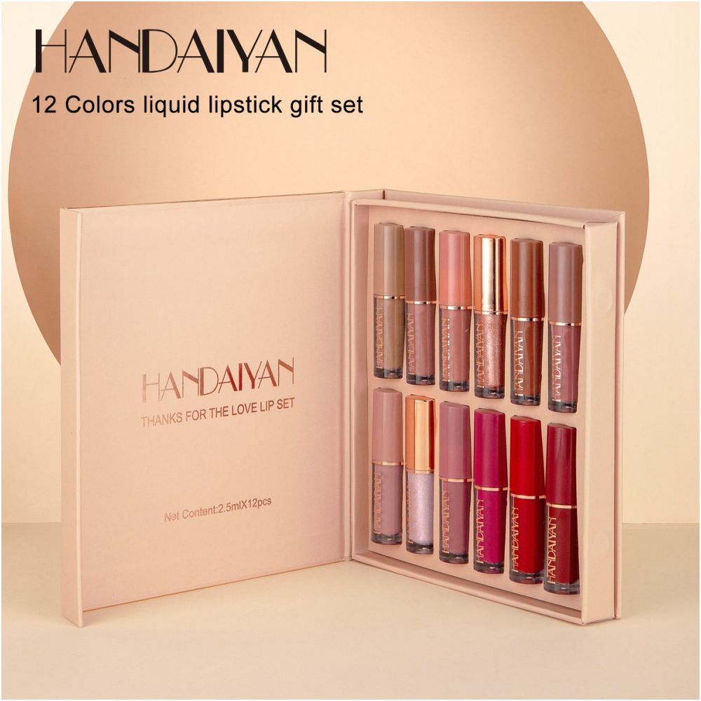 HANDAIYAN Makeup color lip gloss set lipstick image 0
