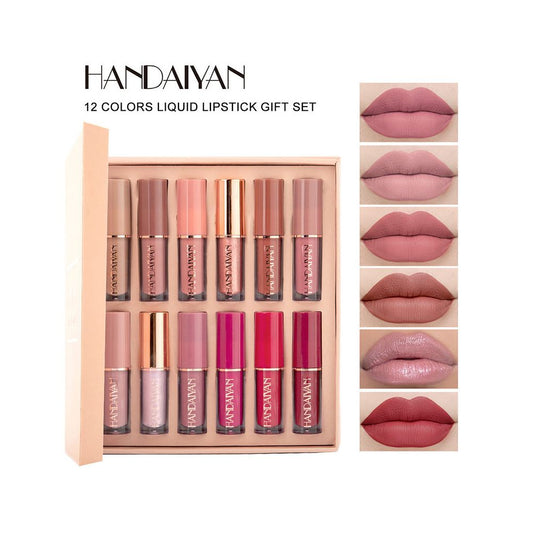 HANDAIYAN Makeup color lip gloss set lipstick