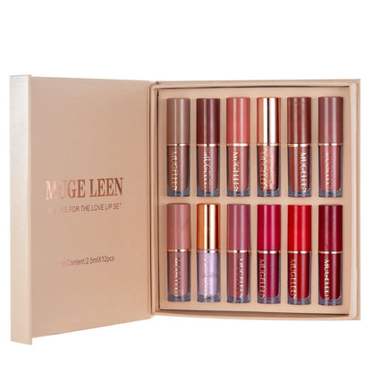 HANDAIYAN Makeup color lip gloss set lipstick