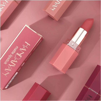 6 Colors Waterproof Nude Matte Lipsticks Long Lasting Lip in image 3