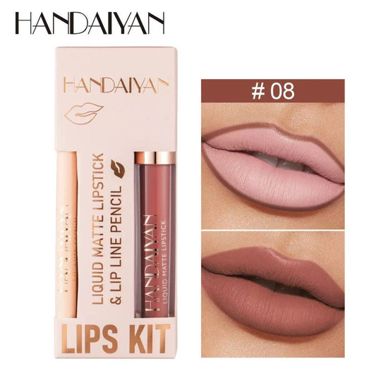 6 Colors Waterproof Nude Matte Lipsticks Long Lasting Lip in