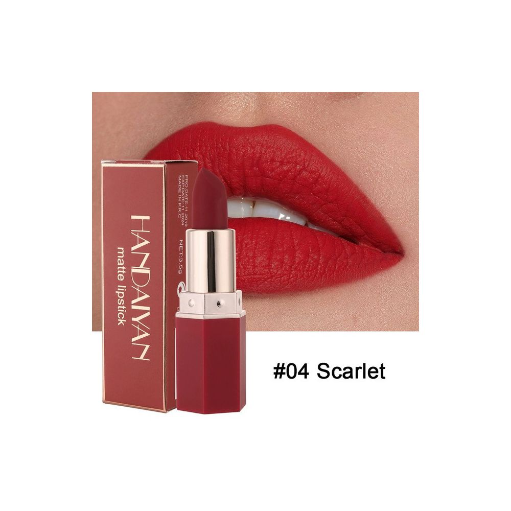 6 Colors Waterproof Nude Matte Lipsticks Long Lasting Lip in