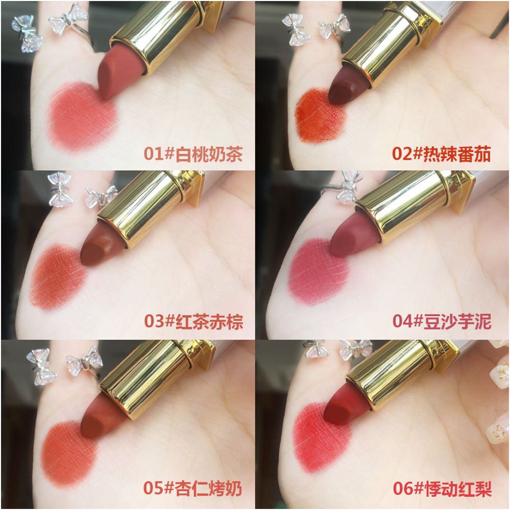 Crystal Square Tube Lipstick Velvet Matte Matte Lipstick image 4