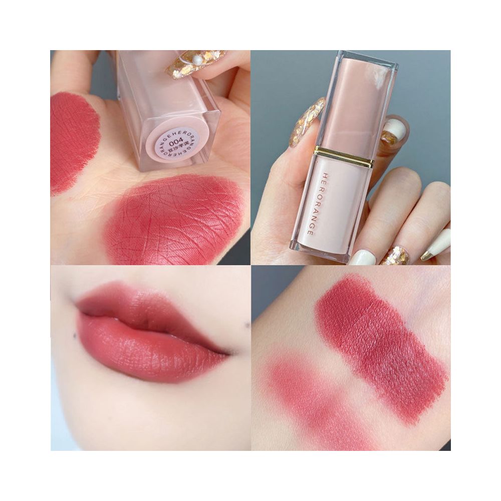 Crystal Square Tube Lipstick Velvet Matte Matte Lipstick