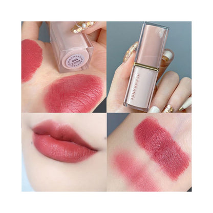 Crystal Square Tube Lipstick Velvet Matte Matte Lipstick