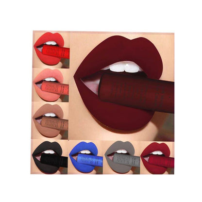 Matte Liquid Lipstick Waterproof Long Lasting Velvet Red Lip image 5