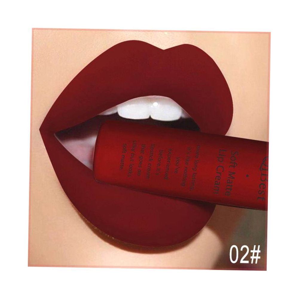 Matte Liquid Lipstick Waterproof Long Lasting Velvet Red Lip