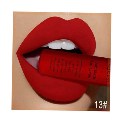 Matte Liquid Lipstick Waterproof Long Lasting Velvet Red Lip
