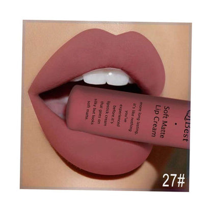 Matte Liquid Lipstick Waterproof Long Lasting Velvet Red Lip