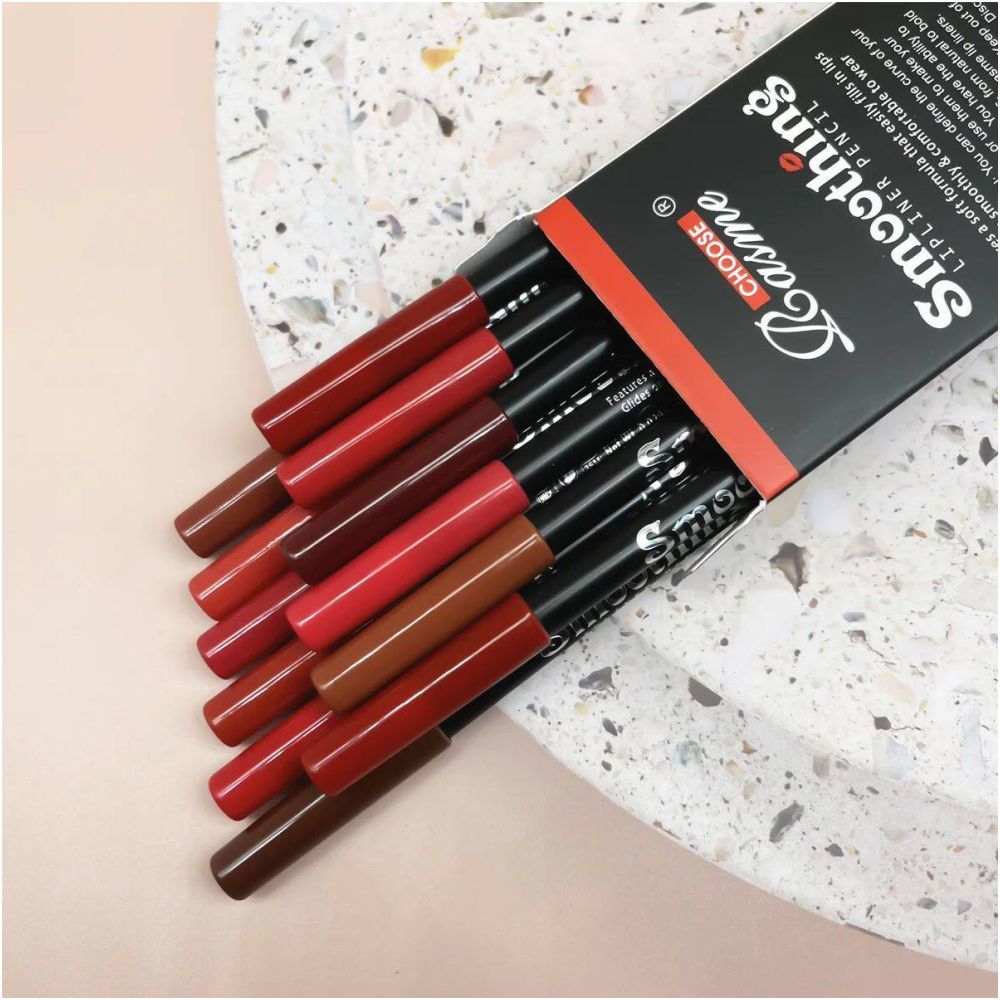 12 pcs Long Lasting Lipstick Set with Professional Lip Liner image 0