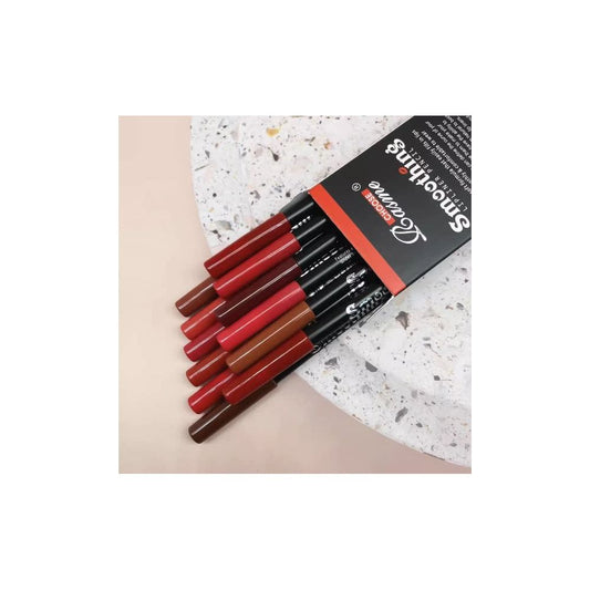 12 pcs Long Lasting Lipstick Set with Professional Lip Liner