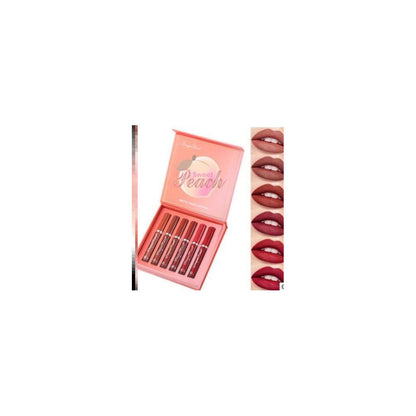 6Pcs Matte Lip Gloss Set Liquid Lipstick Waterproof Long image 2