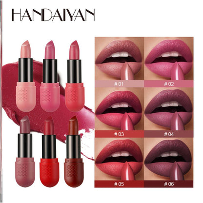 6Pcs Matte Lip Gloss Set Liquid Lipstick Waterproof Long