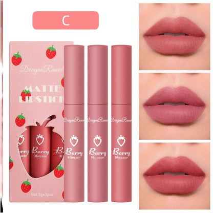 6Pcs Matte Lip Gloss Set Liquid Lipstick Waterproof Long