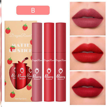 6Pcs Matte Lip Gloss Set Liquid Lipstick Waterproof Long