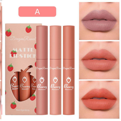 6Pcs Matte Lip Gloss Set Liquid Lipstick Waterproof Long