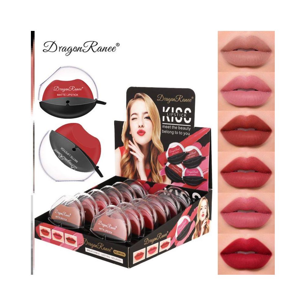6Pcs Matte Lip Gloss Set Liquid Lipstick Waterproof Long