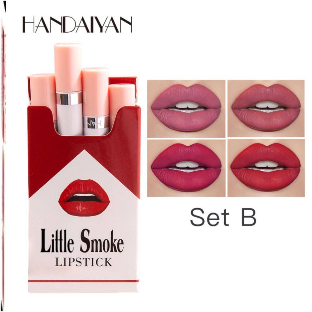 6Pcs Matte Lip Gloss Set Liquid Lipstick Waterproof Long