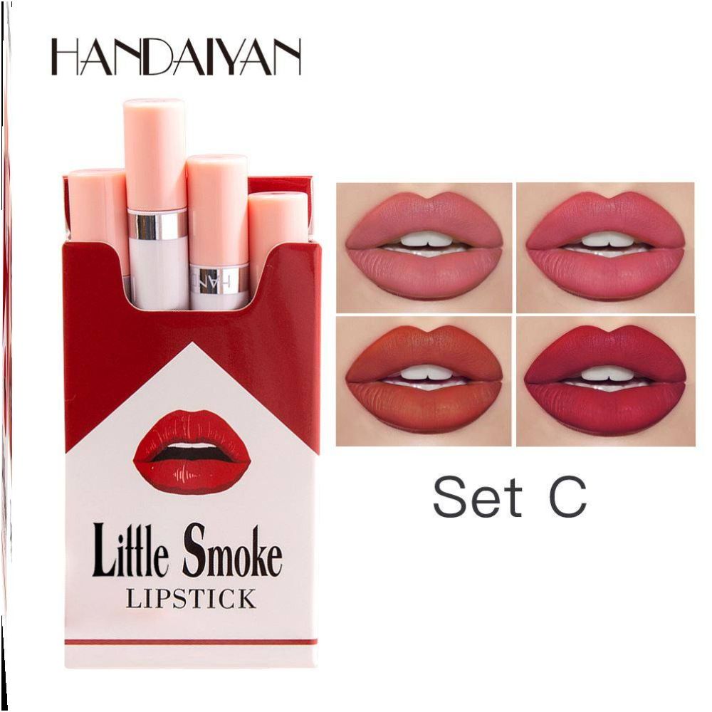 6Pcs Matte Lip Gloss Set Liquid Lipstick Waterproof Long