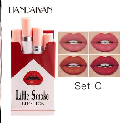 6Pcs Matte Lip Gloss Set Liquid Lipstick Waterproof Long