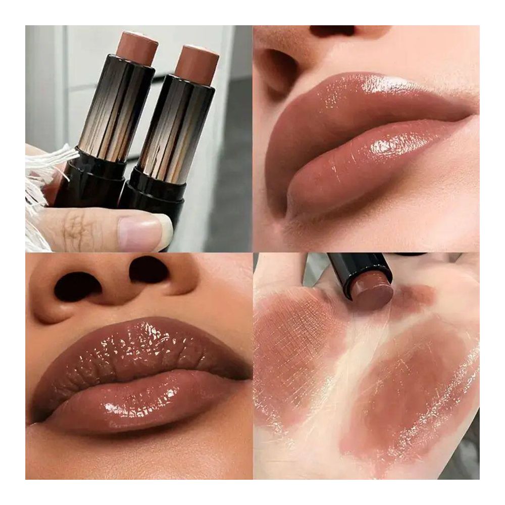 Lipstick red brown lipstick waterproof moisturizing mirror l