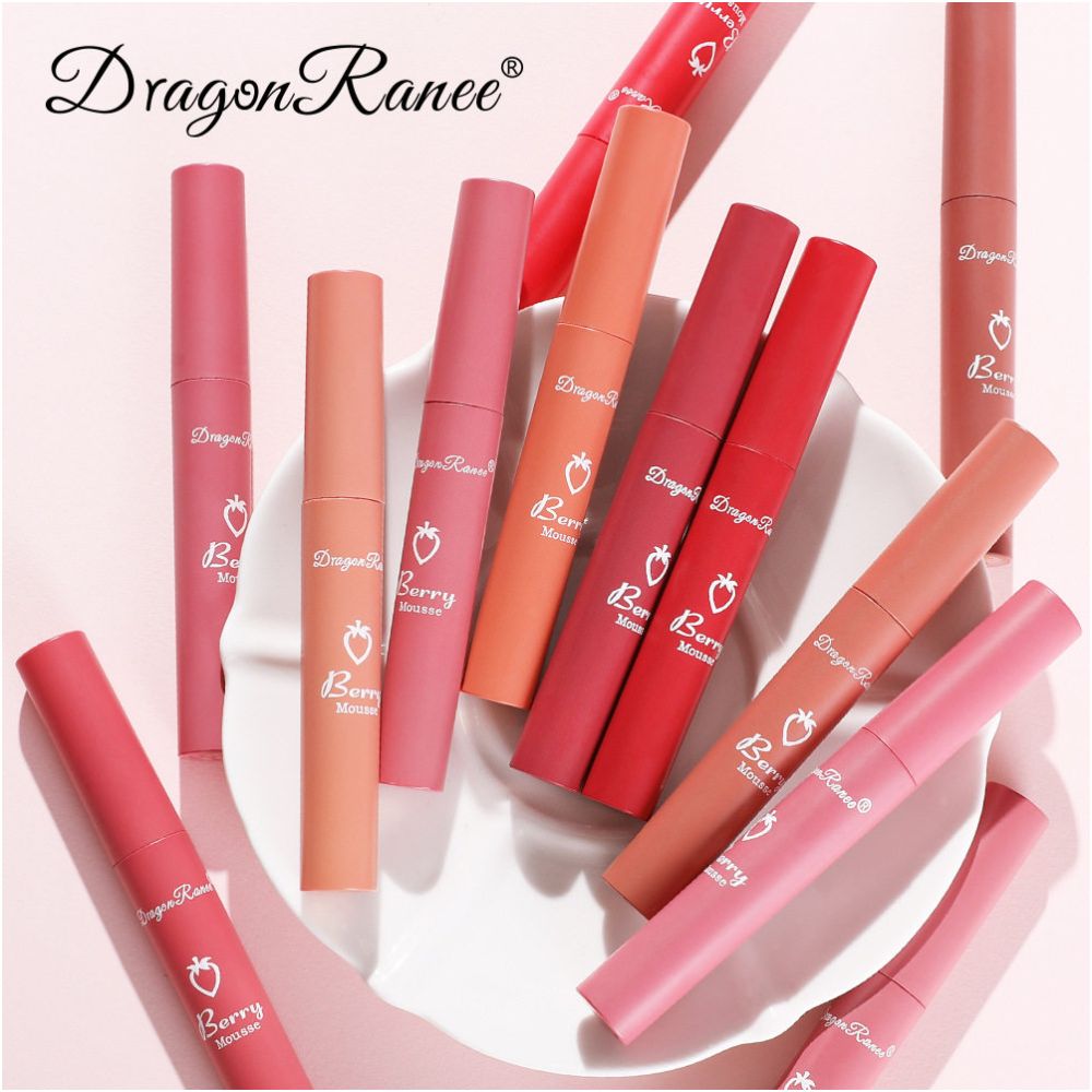 1PC Makeup Matte Nude Liquid Lipstick 12 Colors Waterproof L image 3