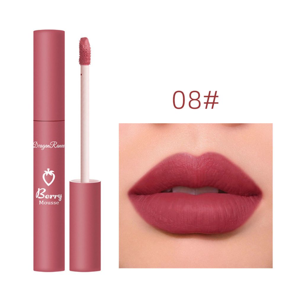 1PC Makeup Matte Nude Liquid Lipstick 12 Colors Waterproof L