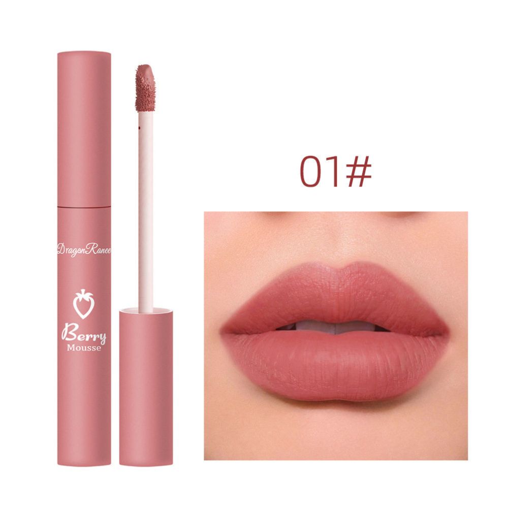 1PC Makeup Matte Nude Liquid Lipstick 12 Colors Waterproof L