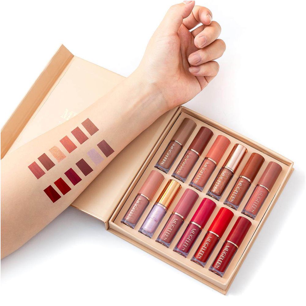 HANDAIYAN Makeup 12 color lip gloss set lipstick lipstick set image 2