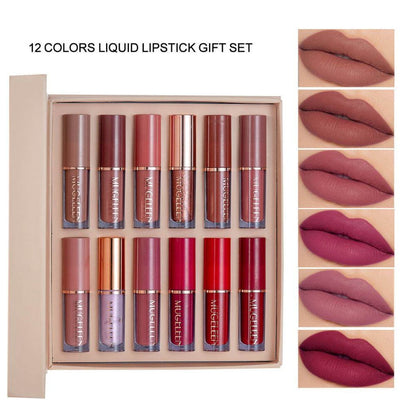 HANDAIYAN Makeup 12 color lip gloss set lipstick lipstick set image 5