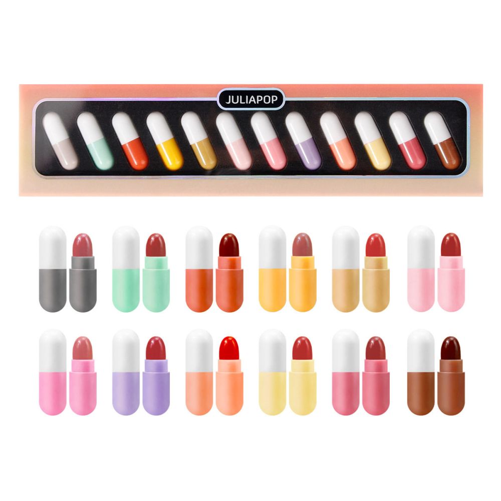 Capsule Lipstick Set 12 Color Mini Lipstick 12 Color Mini Lipstick image 4