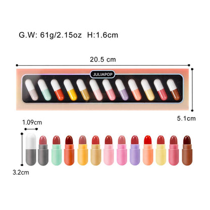 Capsule Lipstick Set 12 Color Mini Lipstick 12 Color Mini Lipstick image 5